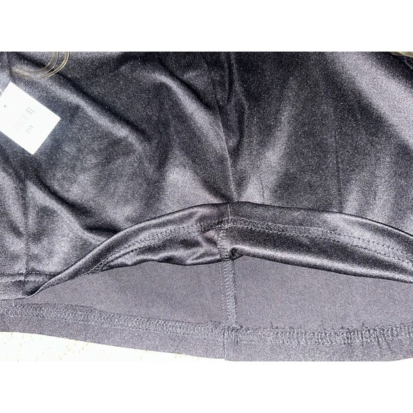 Ashley Stewart Black One-Shoulder Bustier Top Size 14 NWT Ruffle Statement Top - Picture 10 of 12